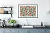 MuchoWow® Gerahmtes Poster Pflanzen - Beeren - Muster 90x60 Produktbild-Vorschau 4