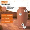 GARANTIA ánfora set completo 240 L terracota incl. grifo de Vista previa de la imagen del producto 3