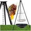 Dreibein Schwenkgrill 152cm - mit Grillrost Ø 60cm - Produktbild-Vorschau 1