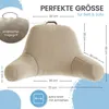 ELONEO Rückenkissen, Lesekissen für Bett und Sofa mit Produktbild-Vorschau 3
