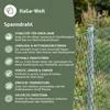 Spanndraht 3mm Gartendraht für Maschendrahtzaun – 10 Meter Produktbild-Vorschau 4