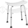 Tectake Duschhocker rechteckig, 51x39x(43-60,5) cm, Produktbild-Vorschau 2