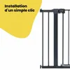 Safety 1st Easy Close, deuruitbreiding, zwart, staal, 1 Productafbeelding-voorbeeld 6