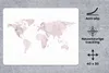 MuchoWow® Mauspad Mousepad Weltkarte - Rosa - Marmor 40x30 Produktbild-Vorschau 2