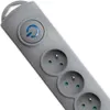 Qoltec 50163 přepěťová ochrana Grey 4 zásuvky 230 V 1,5 m Náhled obrázku produktu 10