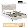 INONEFT Polsterbett 160x200cm mit LED und USB-Ladegerät, Produktbild-Vorschau 7