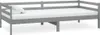 vidaXL Denná posteľ Grey Solid Pine 90x200 cm Náhľad obrázku produktu 1
