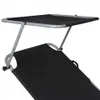 Chaise longue pliable Hawaii Anthracite transat avec Voir les images du produit 6
