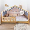 Hausbetthimmel aus Musselin - Hausbett Deko für Mädchen & Produktbild-Vorschau 5