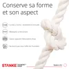 Seilwerk STANKE Corde épaisse 14mm x 15m en coton, torsadée Voir les images du produit 4