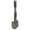 A green folding shovel with a black handle against a white background. Anteprima dell’immagine prodotto
