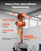 SucceBuy Elektrischer Kettenzug 2000 kg, 6,1 m Hubhöhe, Produktbild-Vorschau 2
