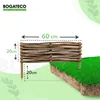 BOGATECO 3 x lemovanie záhonov z lieskových orechov | výška Náhľad obrázku produktu 2