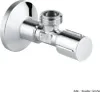 Valvola a squadra 22043 1/2x1/2'' rosetta in metallo Anteprima dell’immagine prodotto 7