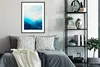 MuchoWow® Gerahmtes Poster Farbe - Meer - Blau - Abstrakt - Produktbild-Vorschau 2