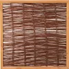 FAKO Weidengeflechtzaun mit umlauf. Rahmen 120 x 120 cm Produktbild-Vorschau 1