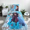 A child's bed with Frozen-themed bedding. Produktbild-Vorschau