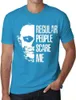 Herren Grafik T-Shirt Normale Menschen machen mir Angst – Produktbild-Vorschau 1