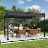 People dining under a pergola in a garden setting. Náhled obrázku produktu