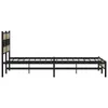vidaXL Metallbett ohne Matratze Sonoma-Eiche 193x203 cm Produktbild-Vorschau 5