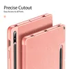 Close-up view of two pink tablet cases, one slightly behind the other, showcasing precise cutouts and a stylus slot. Produktbild-Vorschau
