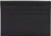 A black leather cardholder is shown against a white background. Produktbild-Vorschau