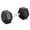 HMS Hexa Pro Kurzhantel 18 kg Hexagon Gummi Schwarz Produktbild-Vorschau 8