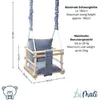 Lumali 3-in-1 Kinderschaukel mit Sicherheitsgurt, Produktbild-Vorschau 4