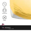 Müskaan Jersey Spannbettlaken 180x200 - 200x200 cm gelb bis Produktbild-Vorschau 3