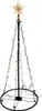 A decorative LED tree with lights and a star on top, set against a white background. Produktbild-Vorschau
