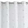 Eurofirany Benay Vorhang weiß mit Ösen 140cm x 250cm Produktbild-Vorschau 1