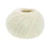 A ball of white yarn on a white background. Produktbild-Vorschau