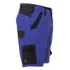 Side view of blue work shorts with black accents. Produktbild-Vorschau