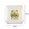You Complete Me Turnbeutel Gymsack Avocado Valentinstag Produktbild-Vorschau 2