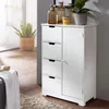 WOHNLING Badschrank Landhaus-Stil MDF-Holz 56 x 83 x 30 cm Produktbild-Vorschau 7