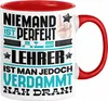 Lehrer Geschenk Tasse Lustige Geschenkidee für Lehrer Produktbild-Vorschau 1