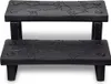 vidaXL Whirlpooltreppe, Schwarz, Kunststoff, 70x65x34 cm, Produktbild-Vorschau 1