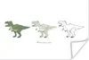 MuchoWow® Poster Dinosaurier - Kinderzimmer - Tyrannosaurus Produktbild-Vorschau 1