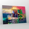 Bilder auf glas - Abstraktion modern - 100x70cm - Produktbild-Vorschau 4