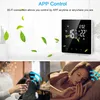 A collage of images showing a smart thermostat, people using smartphones, and decorative leaves. Náhľad obrázku produktu