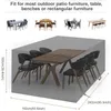 Funda protectora para muebles de jardín - 242 x 162 x 100 Vista previa de la imagen del producto 2
