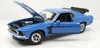 Welly 12516B Ford Mustang Boss 302 1969 blau 1:18 Produktbild-Vorschau 4
