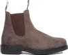 A single brown leather boot is shown against a white background. Náhľad obrázku produktu