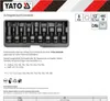 YATO Set di 8 pezzi di chiavi a bussola Torx per avvitatore Anteprima dell’immagine prodotto 4