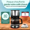 Emerio cafetière avec carafe en verre – 1,25 L café filtre Voir les images du produit 5