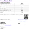 This is a product data sheet for a Bosch oven, showing energy efficiency ratings and other technical specifications. Produktbild-Vorschau