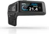 A black Bosch Purion 200 E-Bike Display and control unit is shown against a white and light gray background. Produktbild-Vorschau