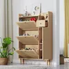 Sweiko Holzwerkstoff Schuhschrank aus Rattan – geeignet für Produktbild-Vorschau 8