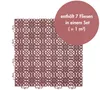 Rote Klickfiese mit Klicksystem mit Verpackungshinweis, 7 Fliesen in einem Set (=1m²)
 Produktbild-Vorschau