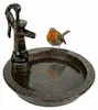 Relaxdays Vogeltränke, HxBxT: 15 x 17 x 18 cm, Gusseisen, Produktbild-Vorschau 1